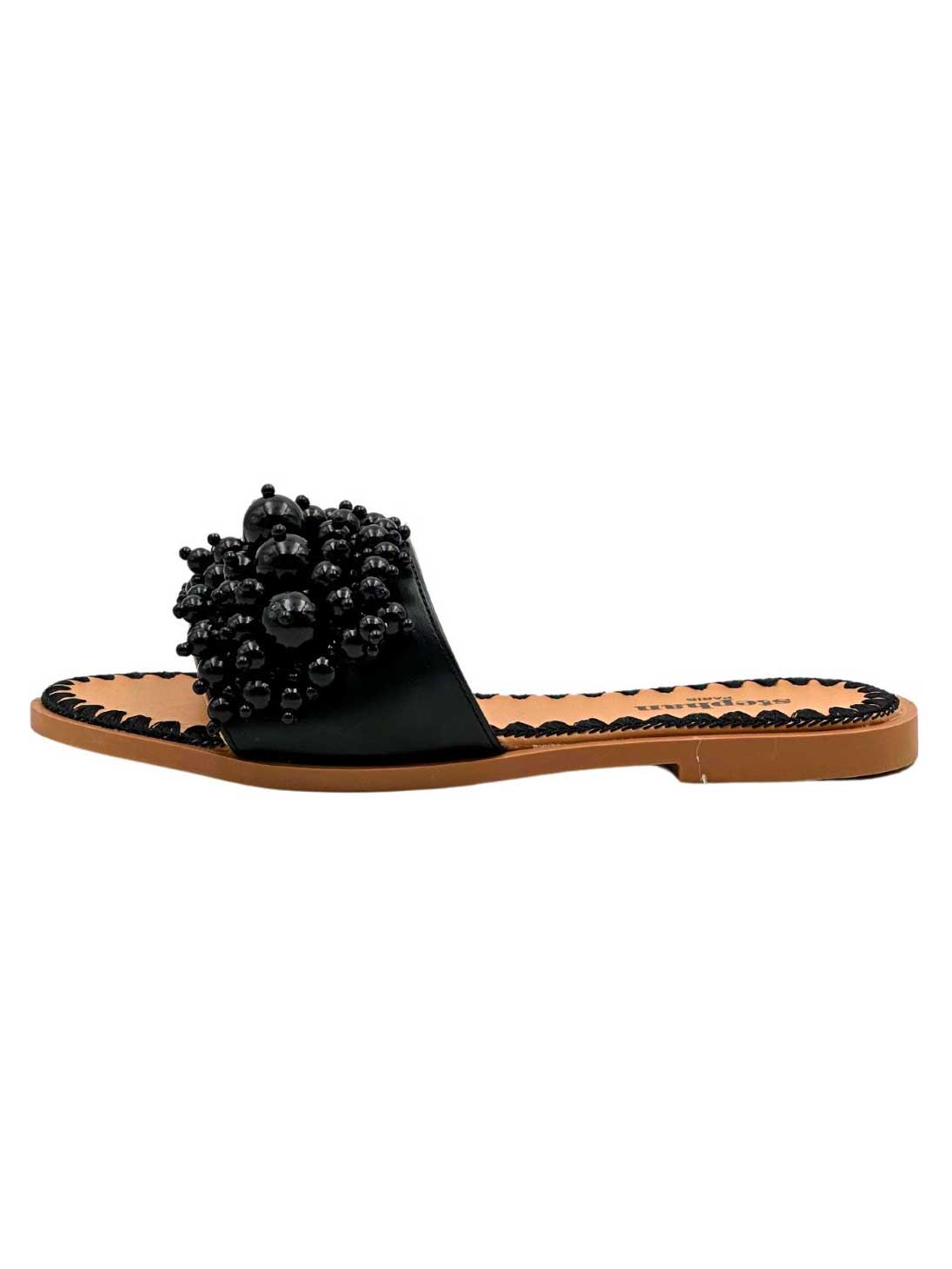 Malaika - Sandaler pyntet med store perler